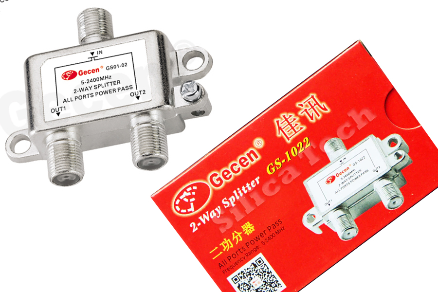 Gecen GS01-02 2 Way Splitter